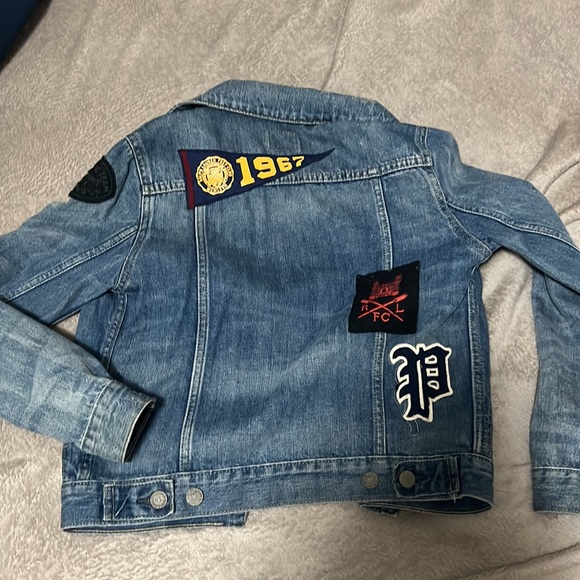 Girls polo Ralph Lauren patch denim jacket - Picture 2 of 3